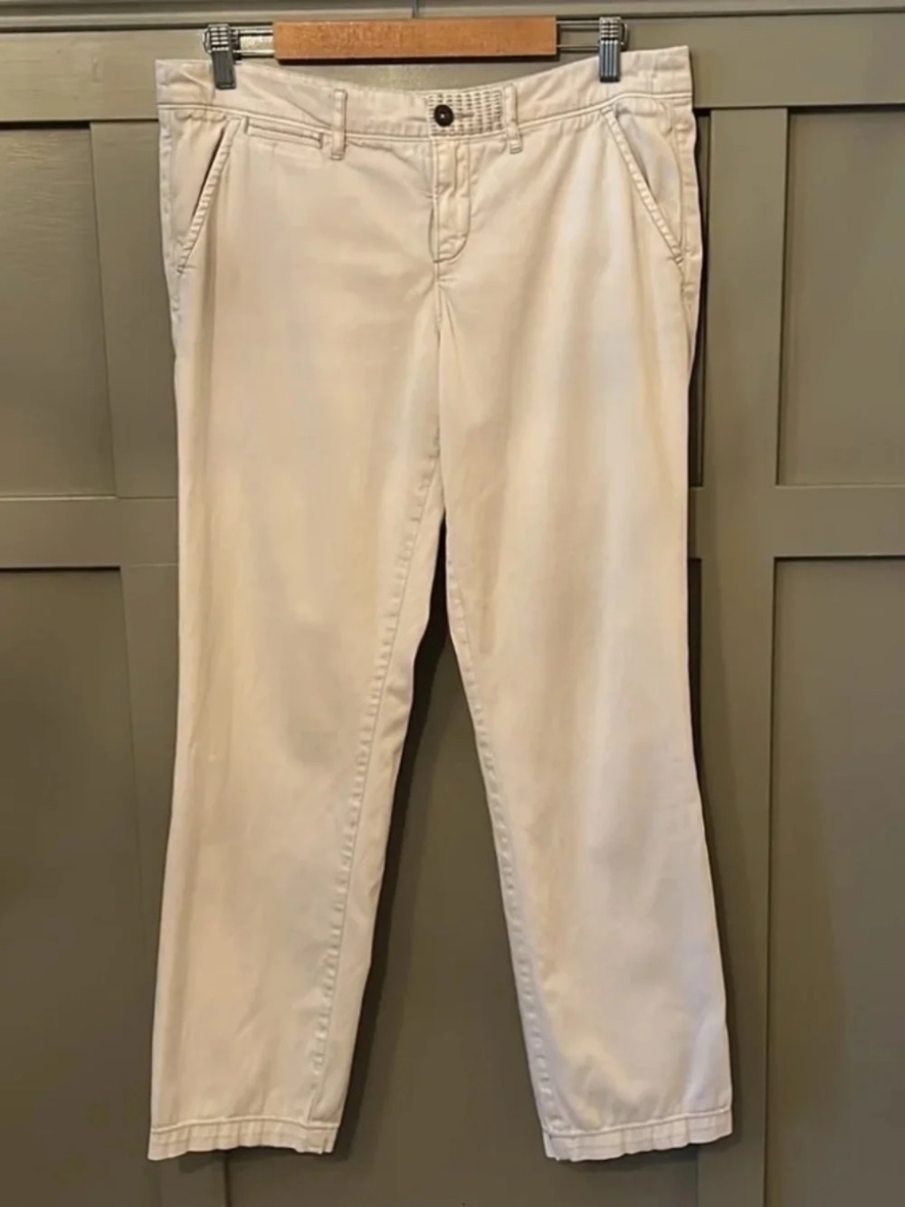 Anthropologie Pilcro Hyphen Jeans Slouchy Boyfriend Relaxed Fit Bone Size 29